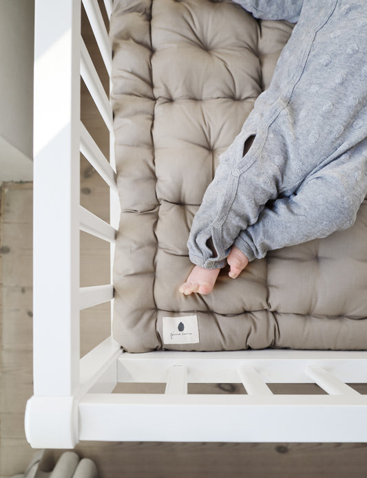 2. sortering - Legetæppe 80 x 100 cm - Kapok fyld - Mushroom