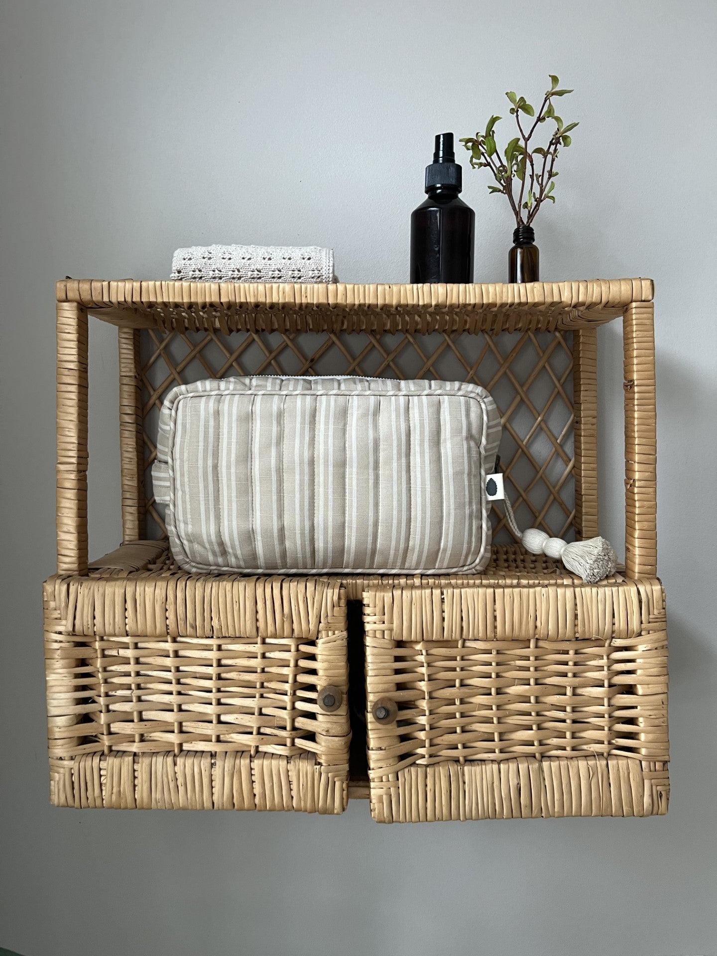 Pine Cone Copenhagen - Lulu - Nursery Bag - Beige Stripe