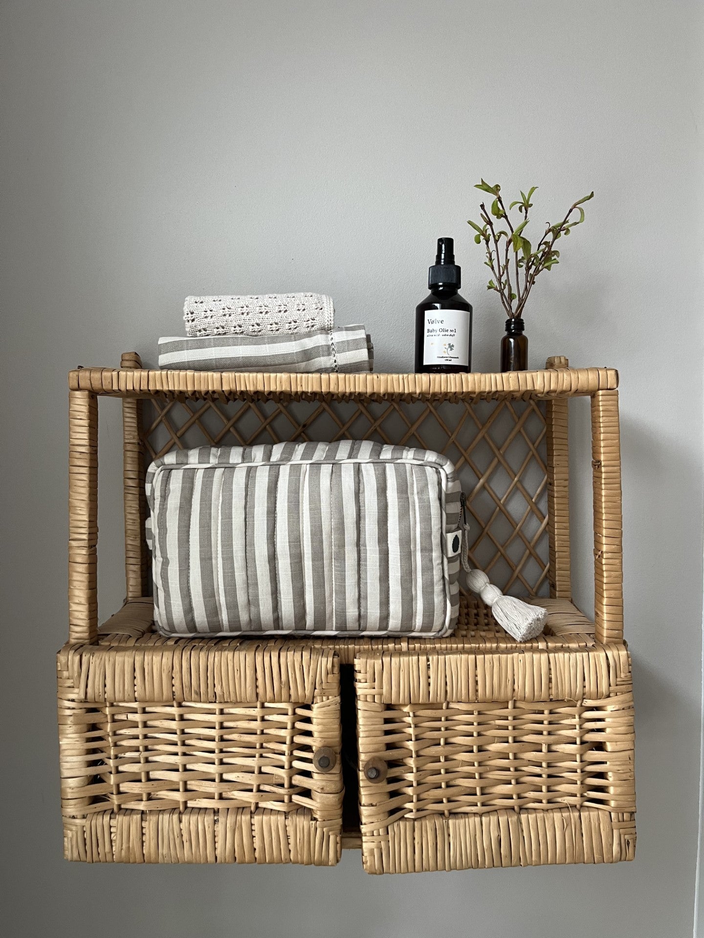 Pine Cone Copenhagen - Lulu - Nursery Bag - Mushroom Stripe