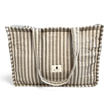 Laden Sie das Bild in den Galerie-Viewer, Pine Cone Copenhagen - Mommy Tote Bag / Nursery Bag - Mushroom Stripe