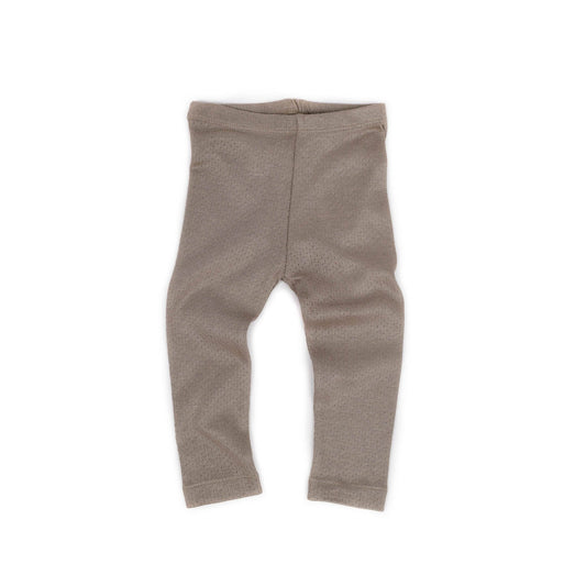 Pine Cone Copenhagen - Leggings - Pointelle Dot - Mushroom