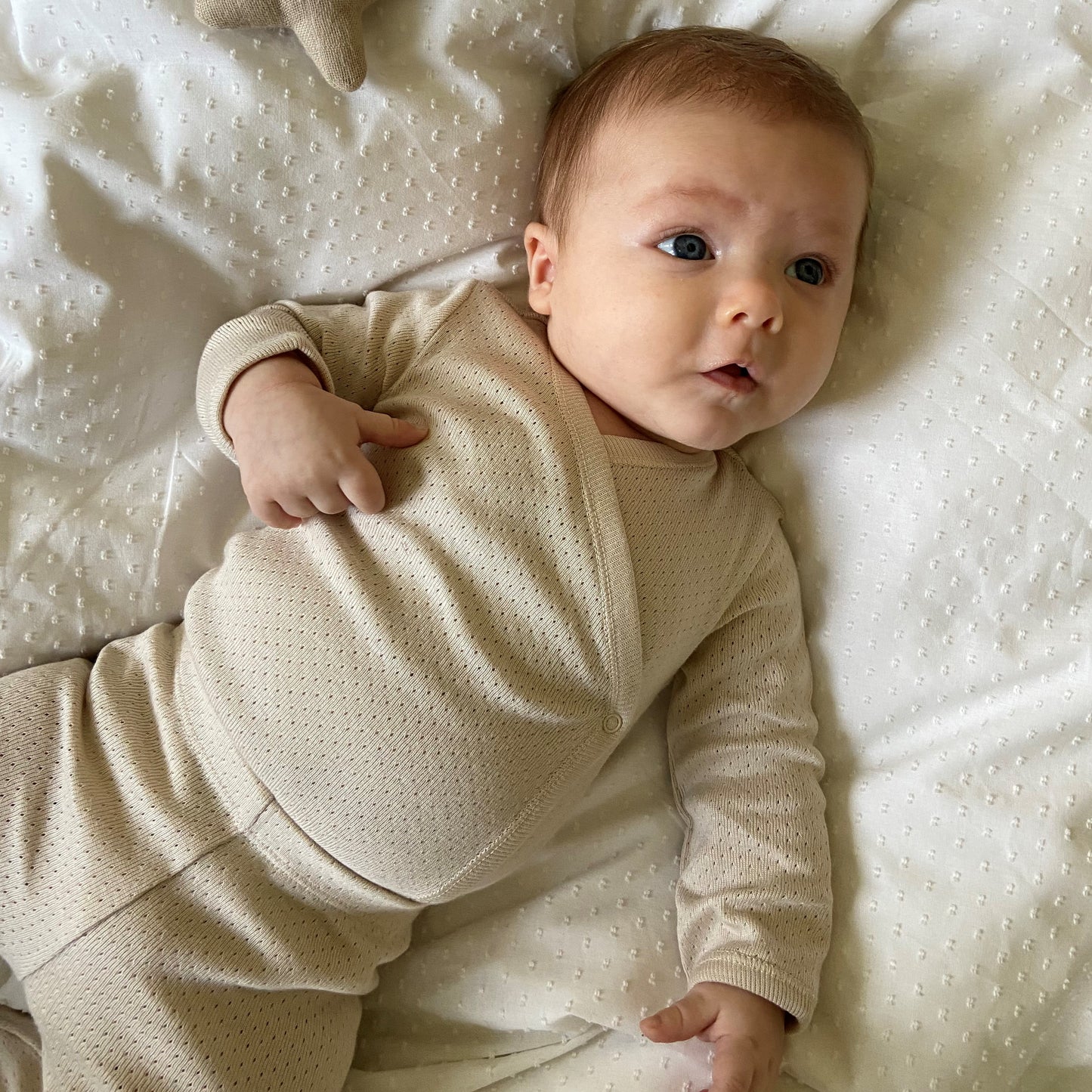 Pine Cone Copenhagen - Leggings - Pointelle Dot - Natura