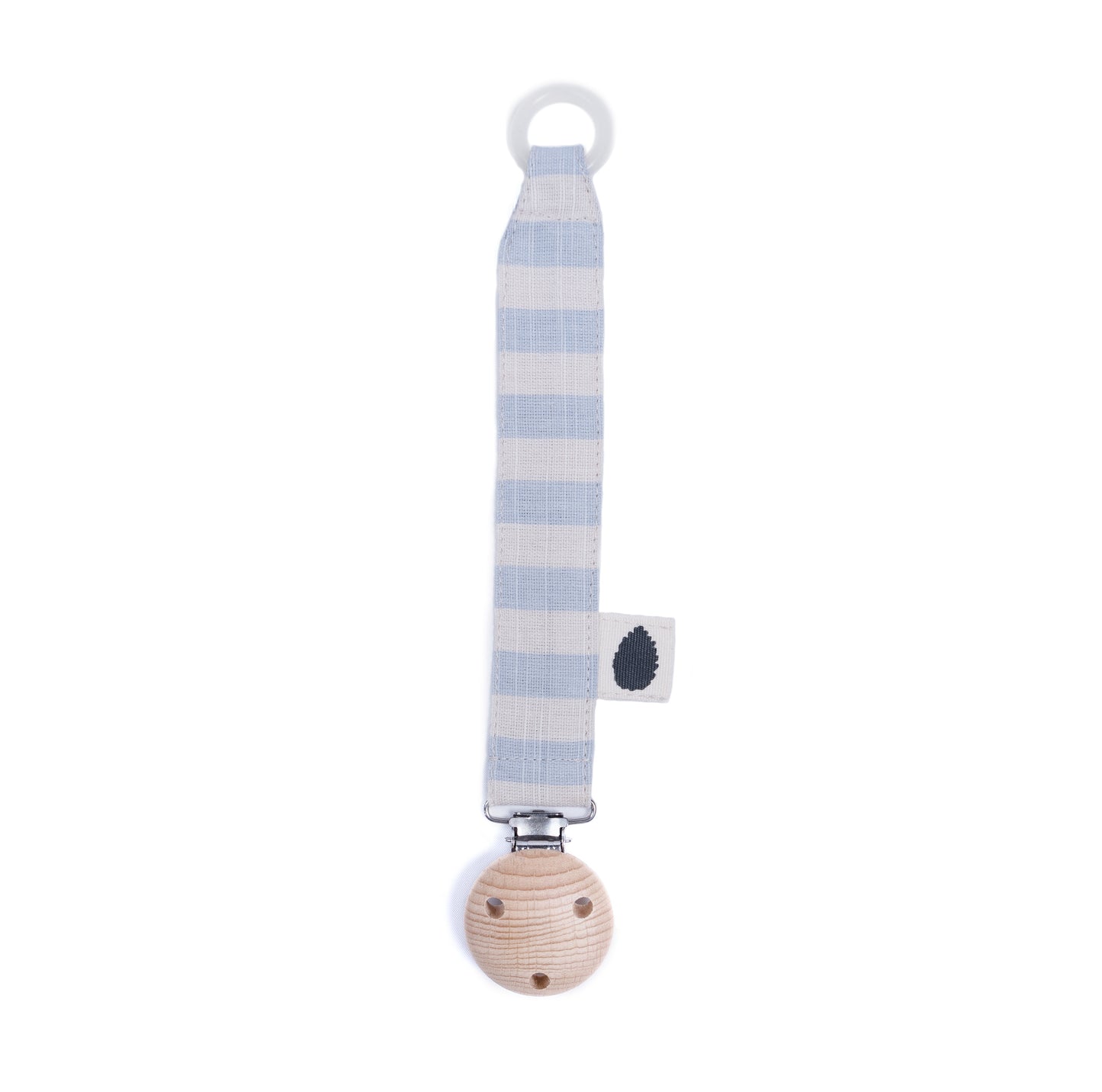 Pine Cone Copenhagen - Nohr - Pacifier Clip - Blue Blossom Stripe