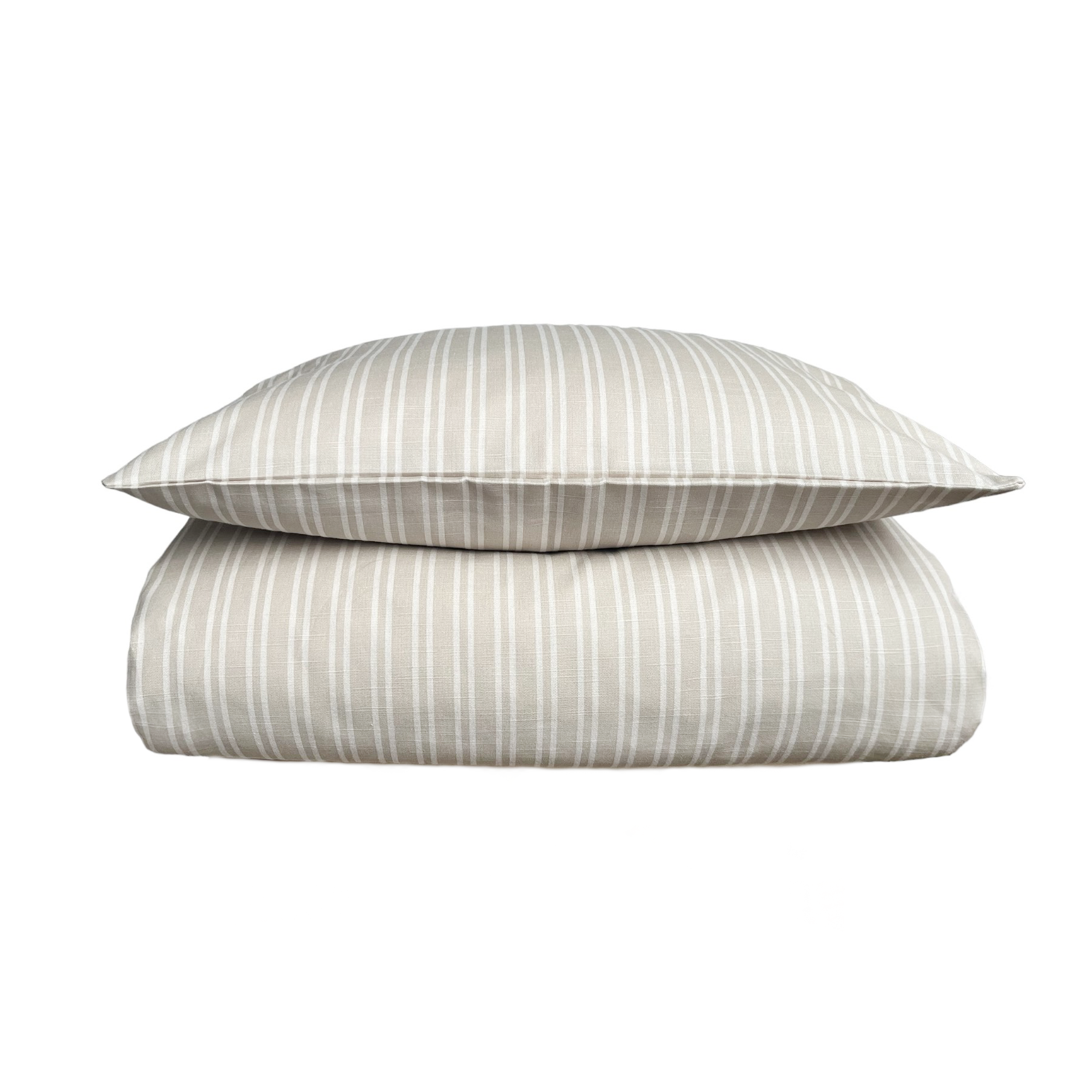 Pine Cone Copenhagen - Junior Bedding - Beige Stripe