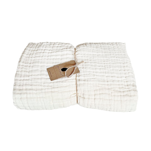 Pine Cone Copenhagen - Kadera - 4-layer Muslin Blanket - Cream