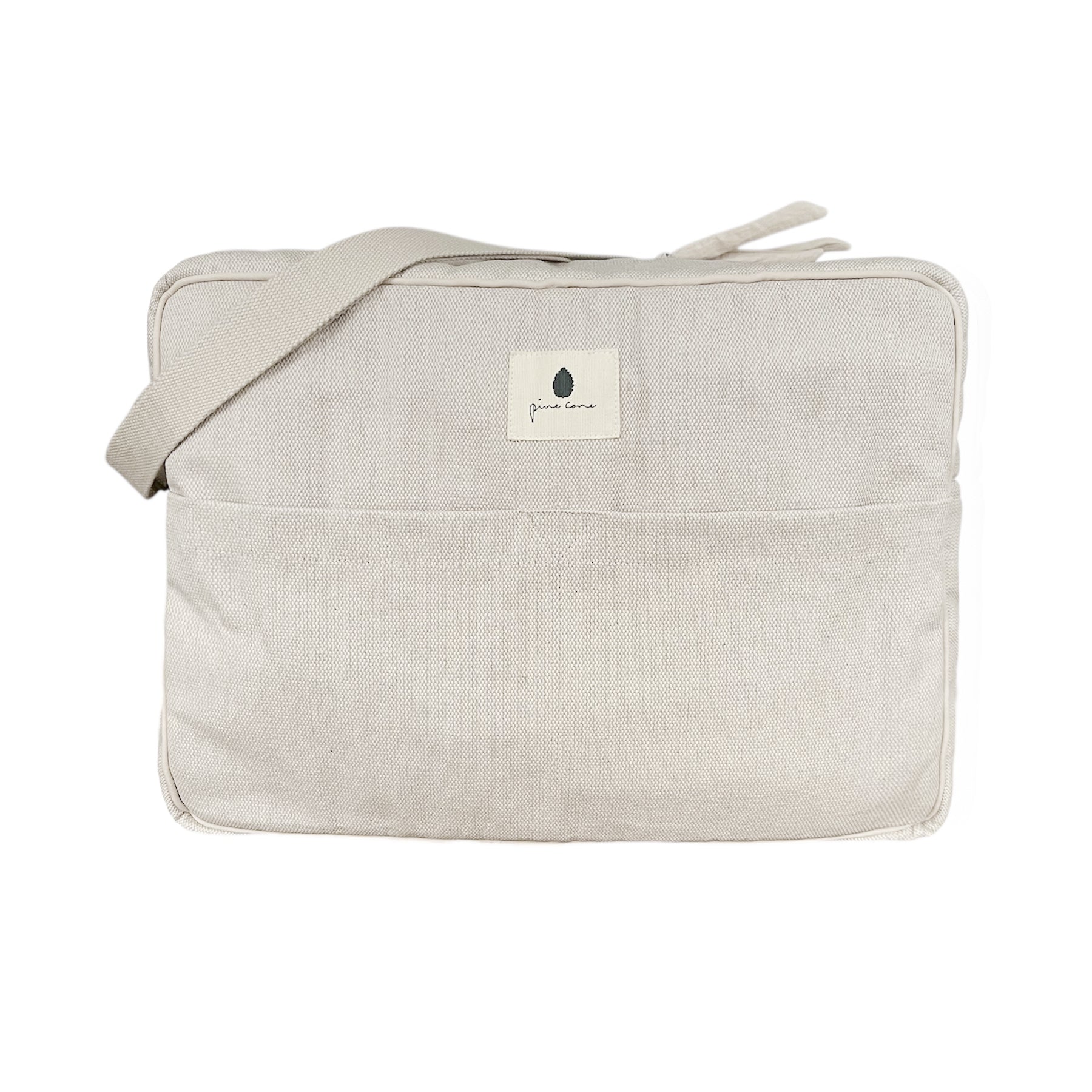 Large changing bag – sand – back view