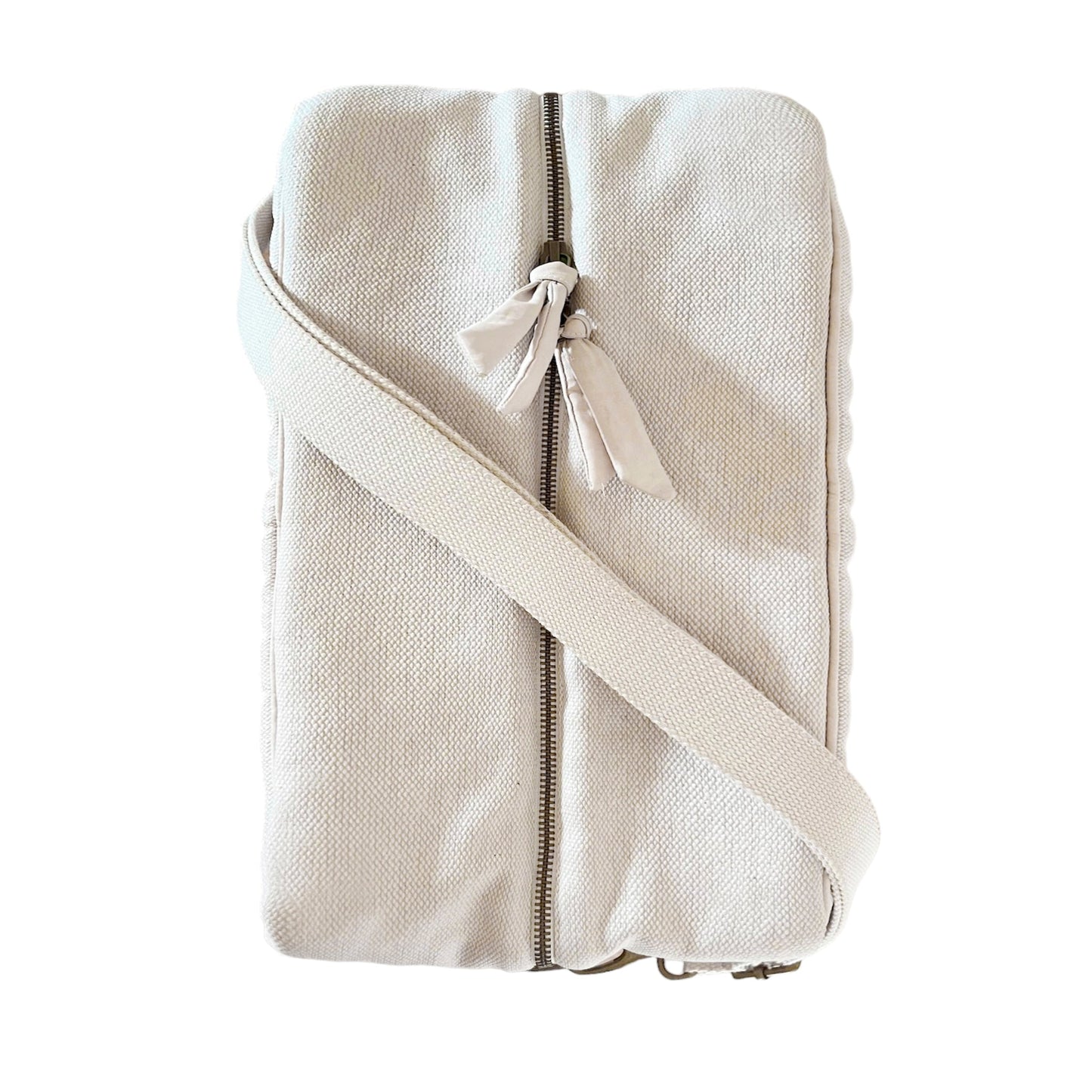 Large changing bag – sand – top view