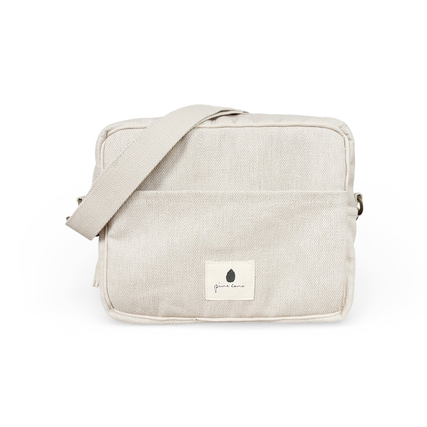 Mini changing bag – sand – back view