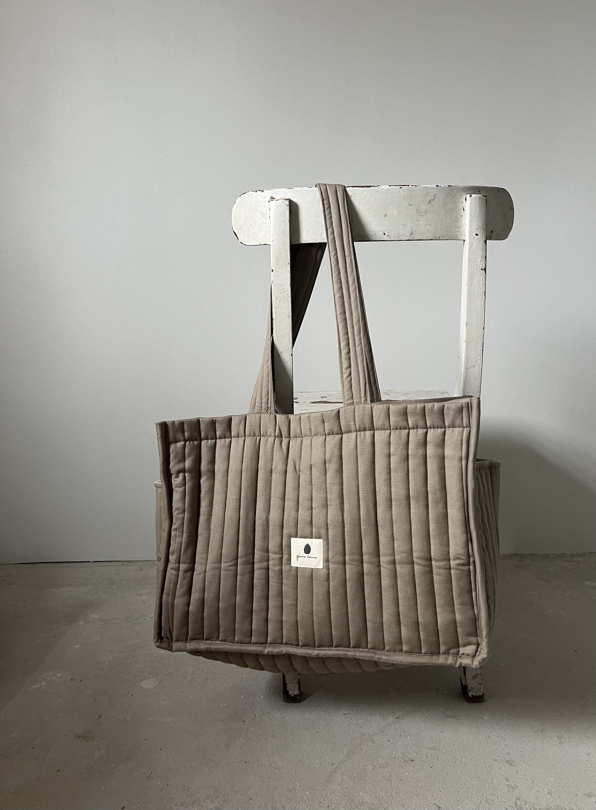 Pine Cone Copenhagen - Mommy Tote Bag / Nursery Bag - Mushroom