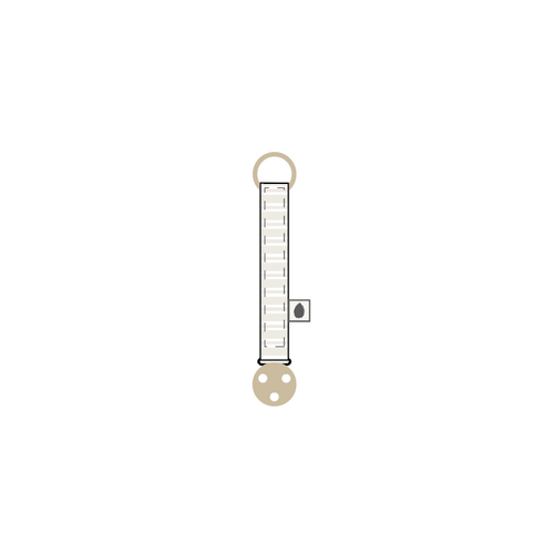 Pine Cone Copenhagen - Nohr - Pacifier Clip - Beige Stripe - Wholesale
