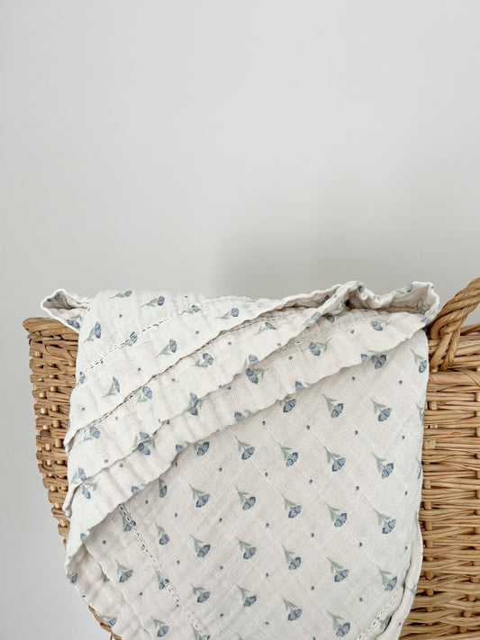 Björk Baby Svøb - Flower Dot