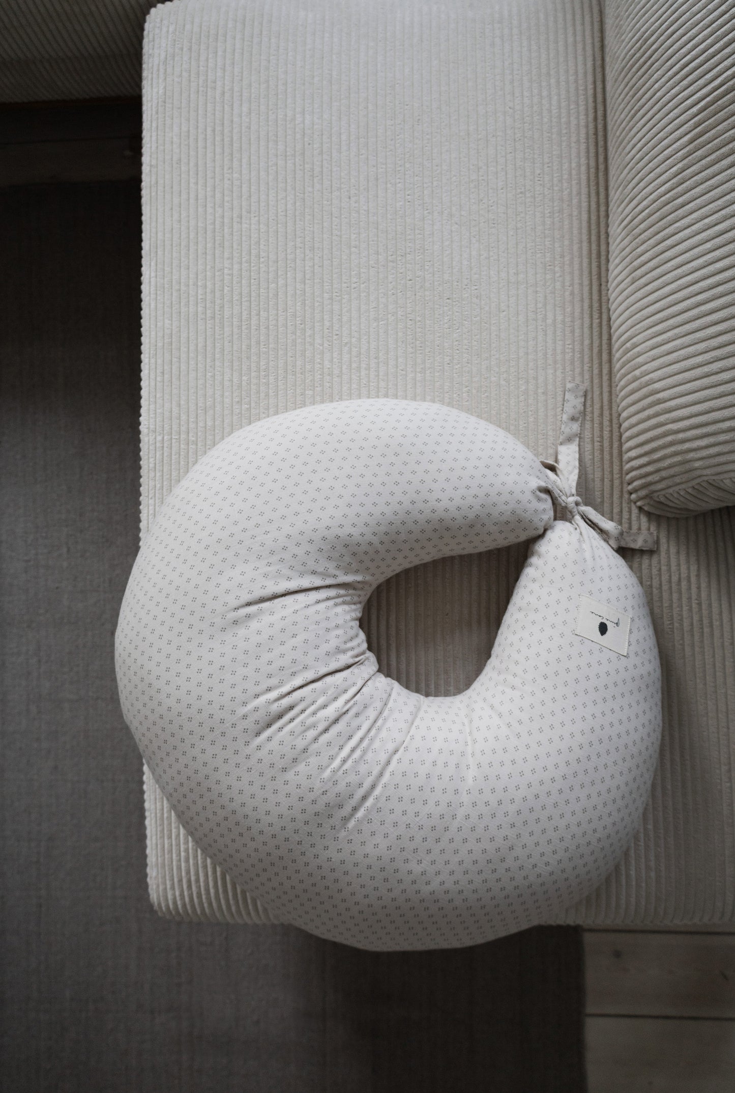 Pine Cone Copenhagen - Nora Nursery Pillow - Kapok Filling - Natura Dot