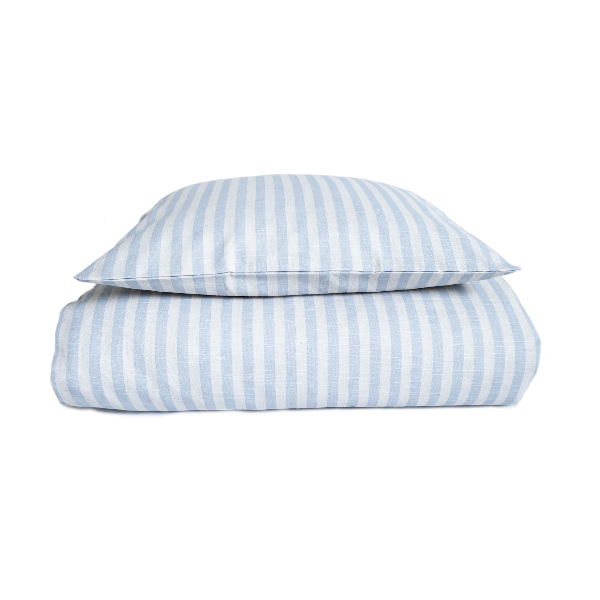 Pine Cone Copenhagen - Stripe Baby Bedding - Blue Blossom Stripe