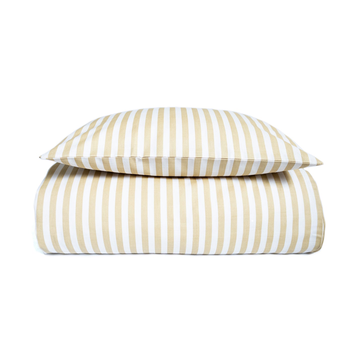Pine Cone Copenhagen - Stripe Baby Bedding - Mustard Stripe