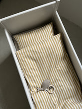 Load image into Gallery viewer, Pine Cone Copenhagen - Stripe Baby Bedding - Mustard Stripe