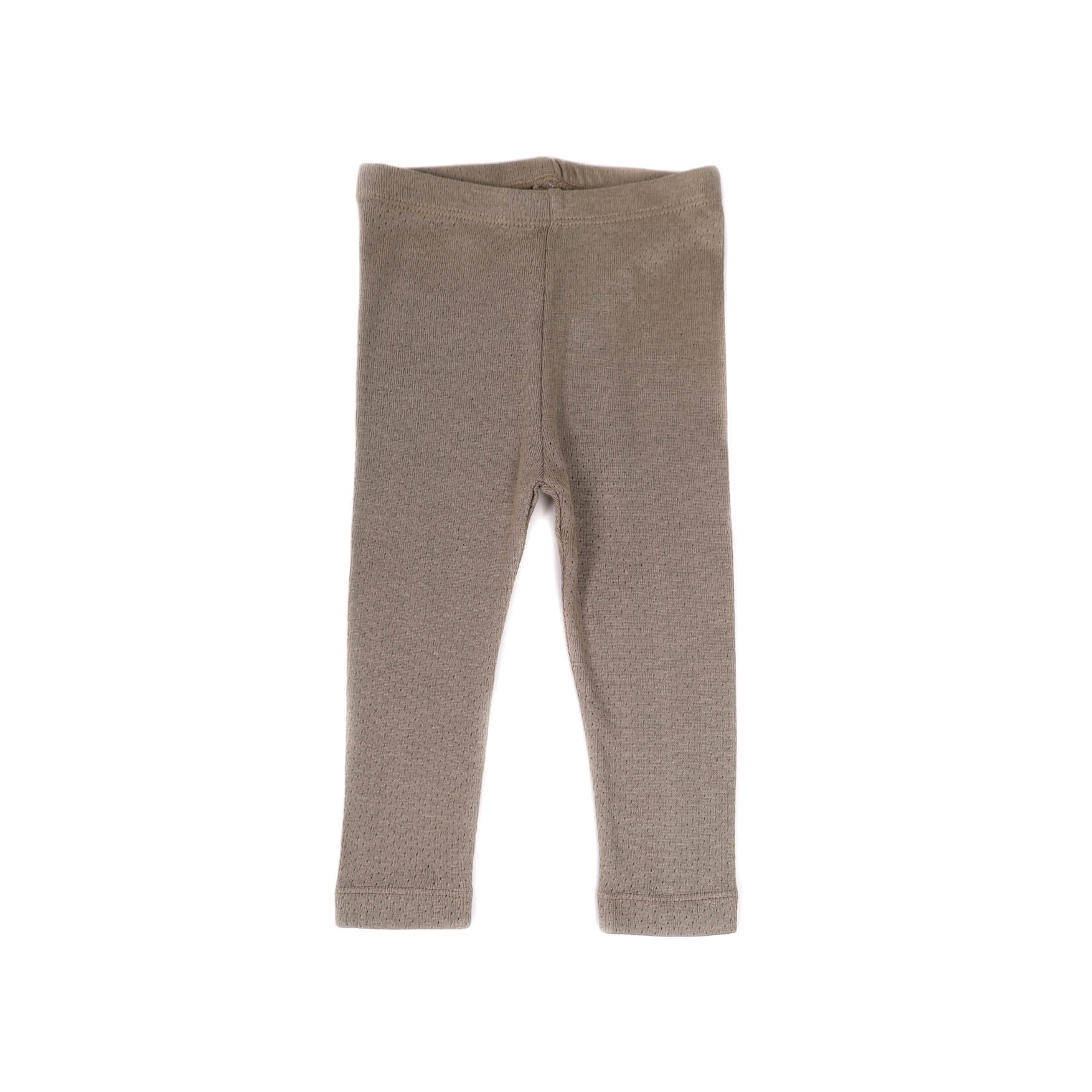 Pine Cone Copenhagen - Leggings - Pointelle Dot - Mushroom