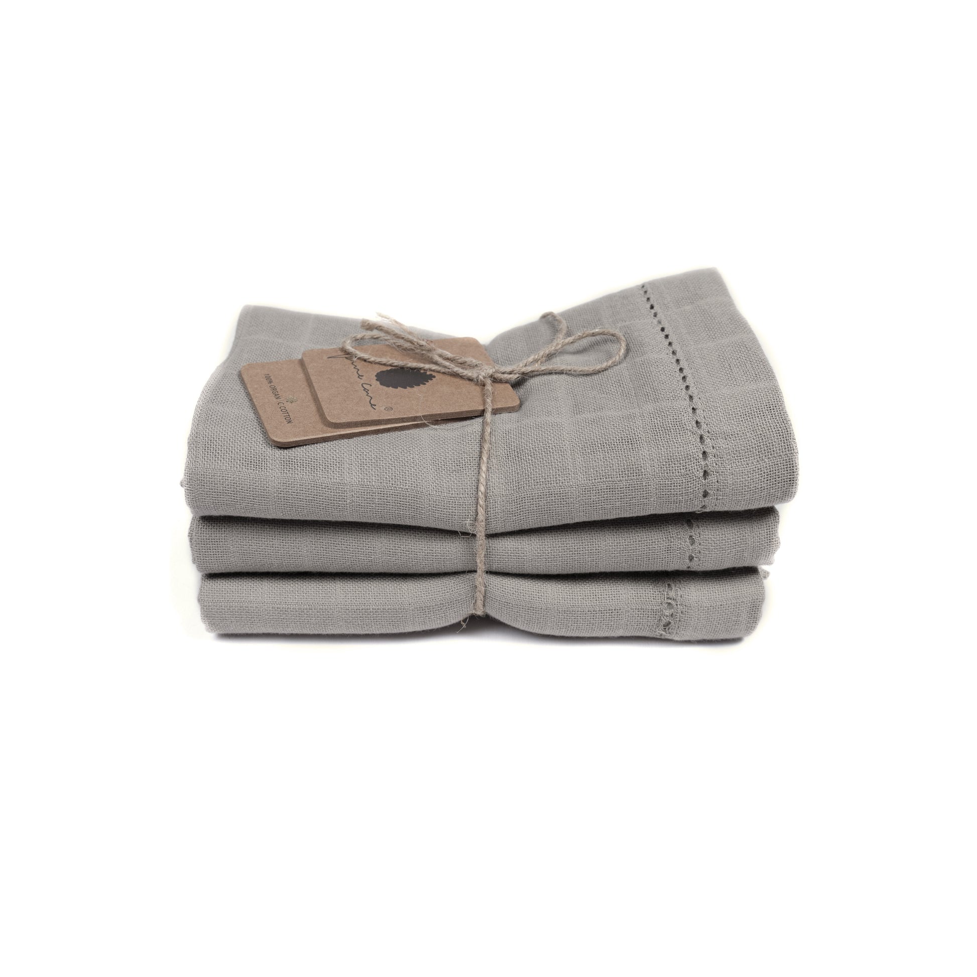 Pine Cone Copenhagen - Edith - Muslin Cloth 3-pack - Mushroom