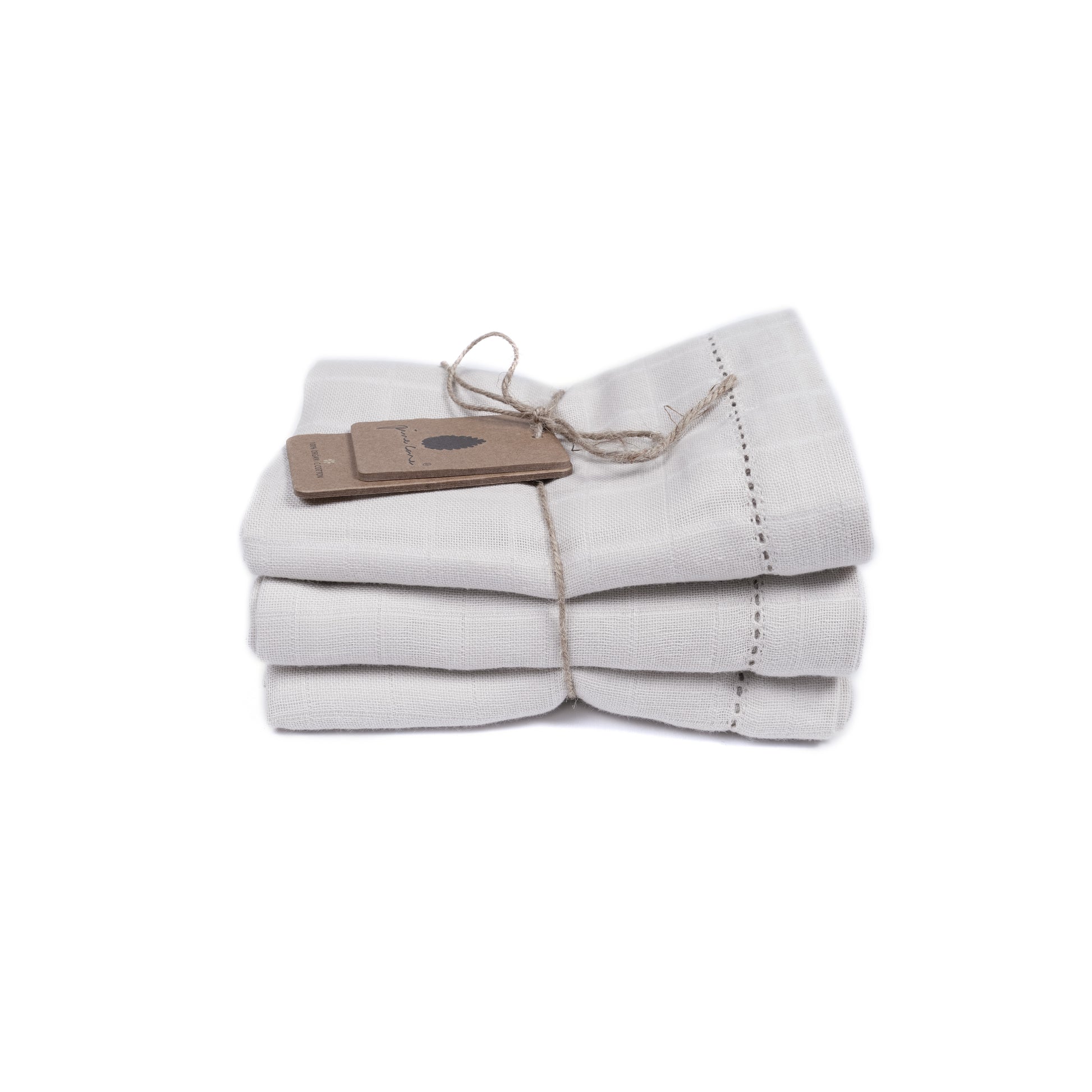 Pine Cone Copenhagen - Edith - Muslin Cloth 3-pack - Natura