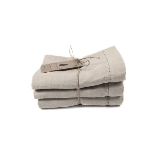 Pine Cone Copenhagen - Edith - Muslin Cloth 3-pack - Oatmeal