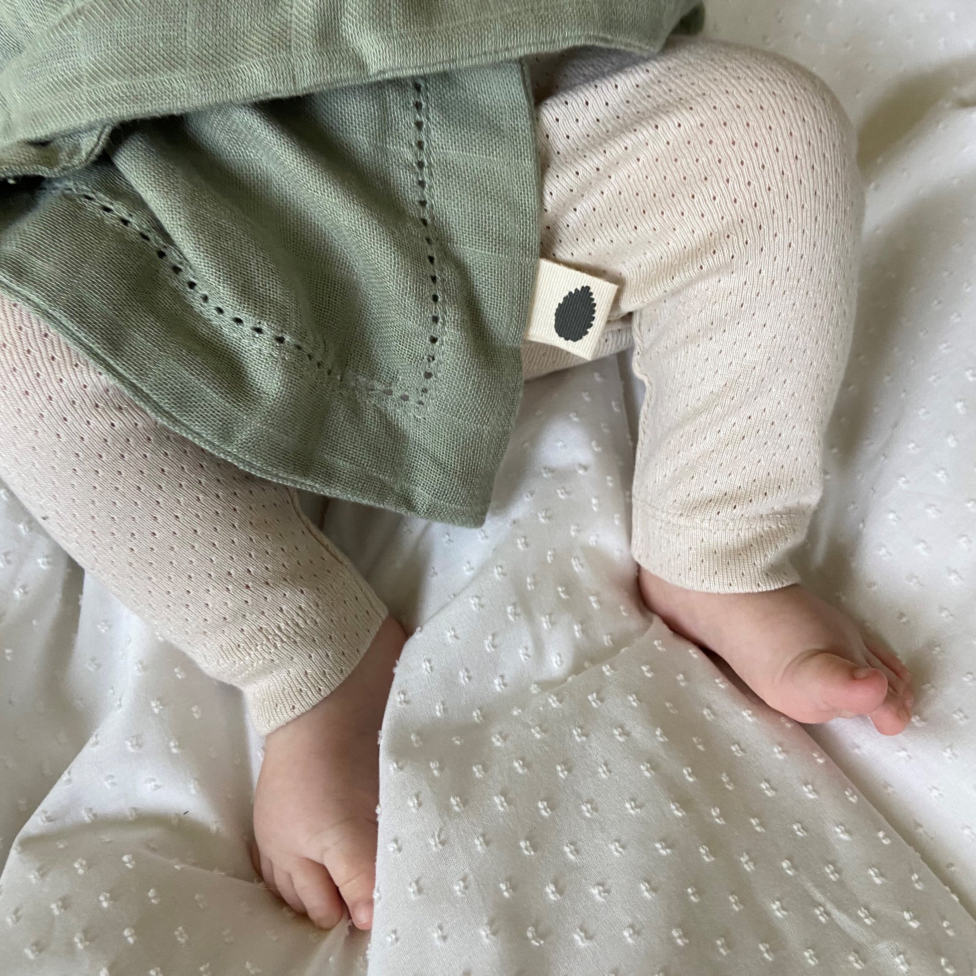 Pine Cone Copenhagen - Leggings - Pointelle Dot - Natura