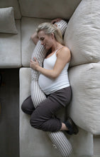 Load image into Gallery viewer, Pine Cone Copenhagen - Mommy Pillow - Mushroom Stripe