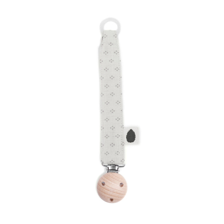 Pine Cone – Nohr pacifier clip in Natura Dot